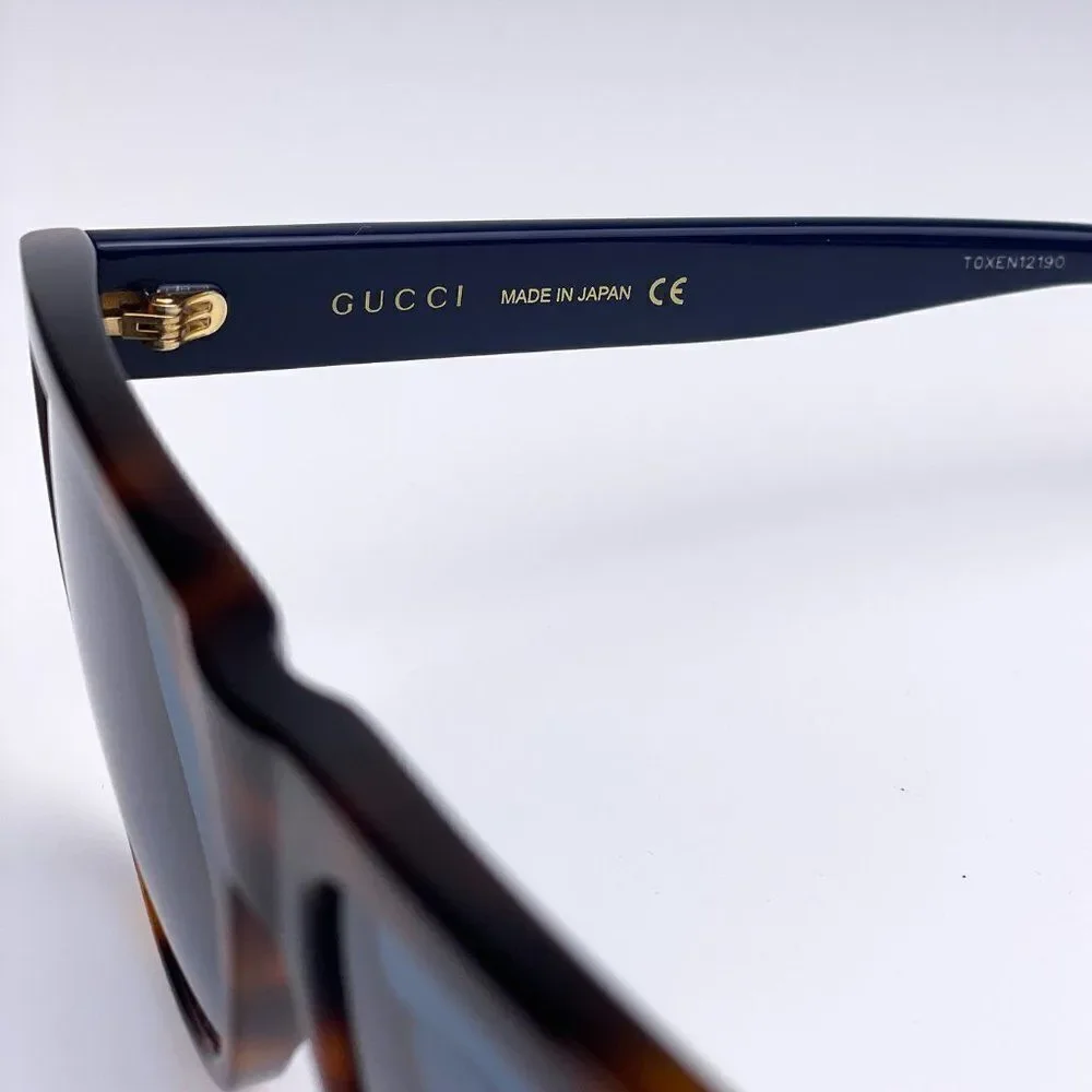 SALE! NEW Gucci Web GG0926S  002 Havana Blue Men Sunglasses